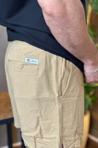 Short Linho Ocre King&Joe