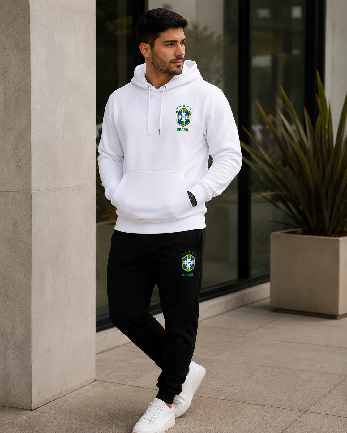 🇧🇷 CONJUNTO MOLETOM SELEÇÃO - COPA DO MUNDO 2026 - 100% ALGODÃO PIQUET 🇧🇷