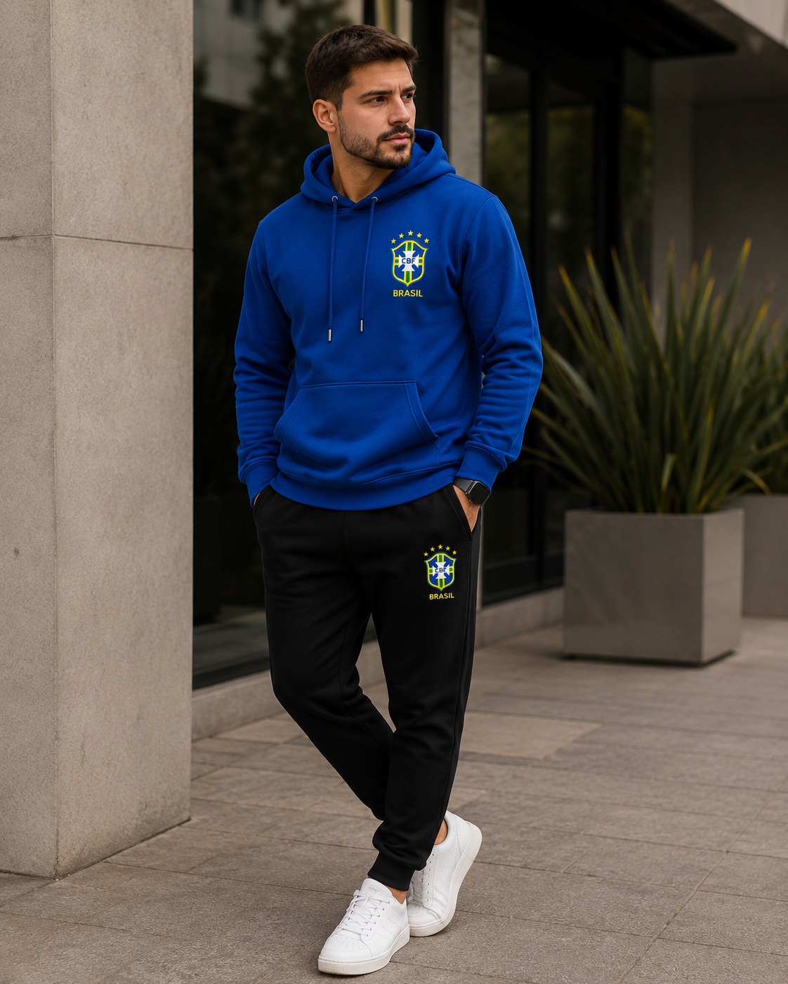 🇧🇷 CONJUNTO MOLETOM SELEÇÃO - COPA DO MUNDO 2026 - 100% ALGODÃO PIQUET 🇧🇷