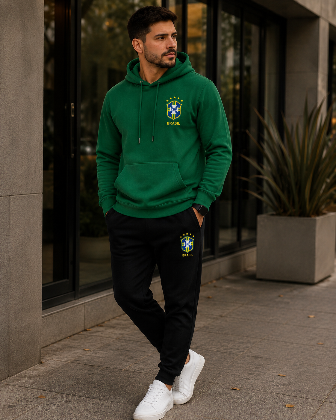 🇧🇷 CONJUNTO MOLETOM SELEÇÃO - COPA DO MUNDO 2026 - 100% ALGODÃO PIQUET 🇧🇷