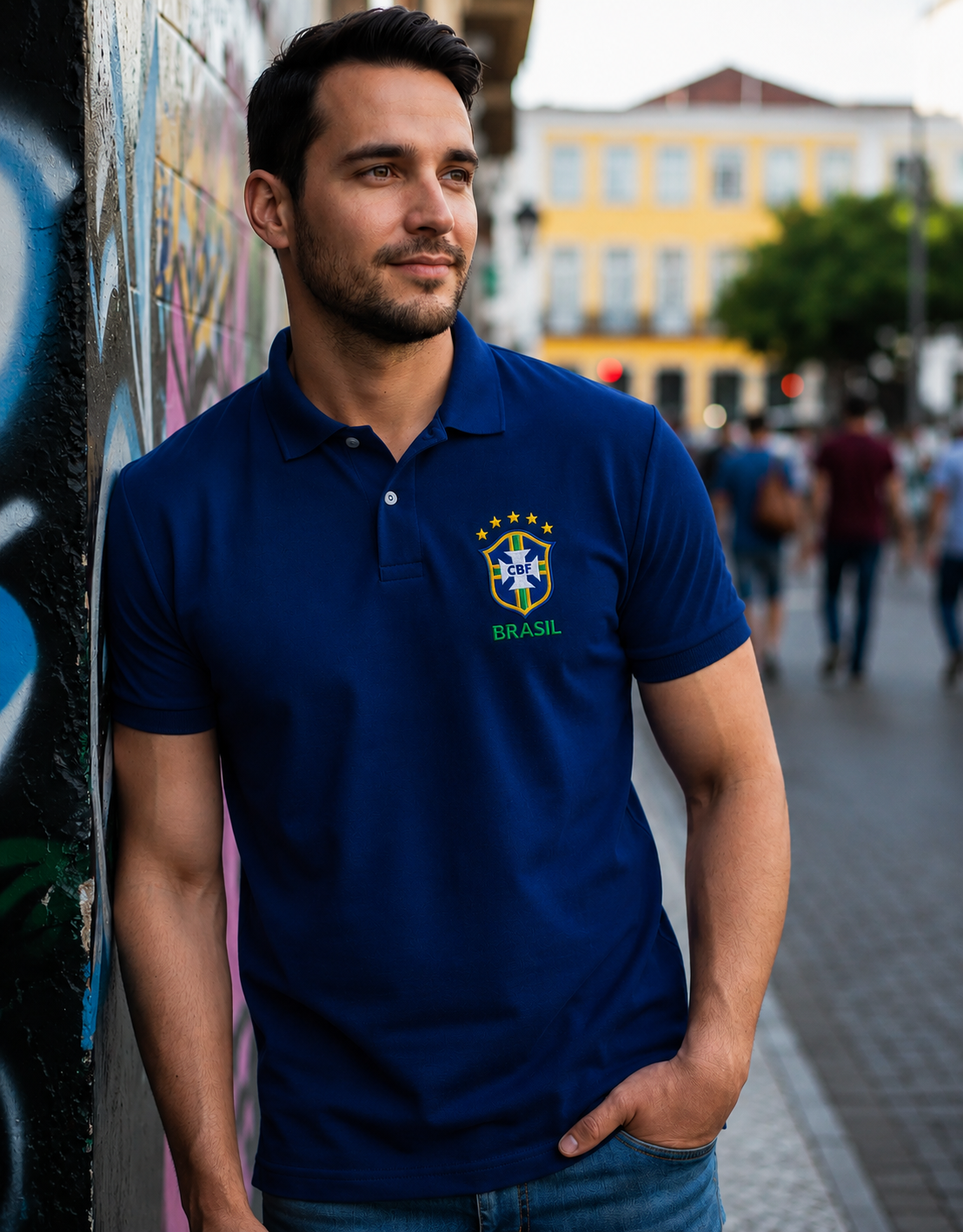 🇧🇷 CAMISA POLO SELEÇÃO - COPA DO MUNDO 2026 - 100% ALGODÃO PIQUET 🇧🇷