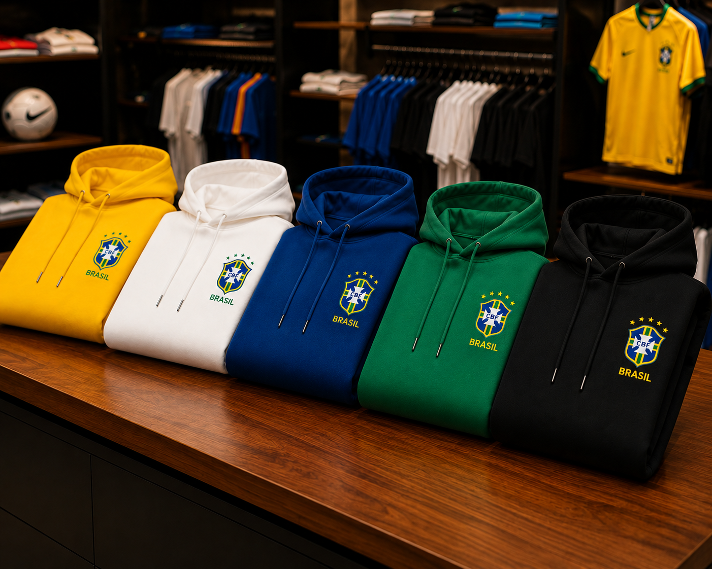 🇧🇷 CONJUNTO MOLETOM SELEÇÃO - COPA DO MUNDO 2026 - 100% ALGODÃO PIQUET 🇧🇷