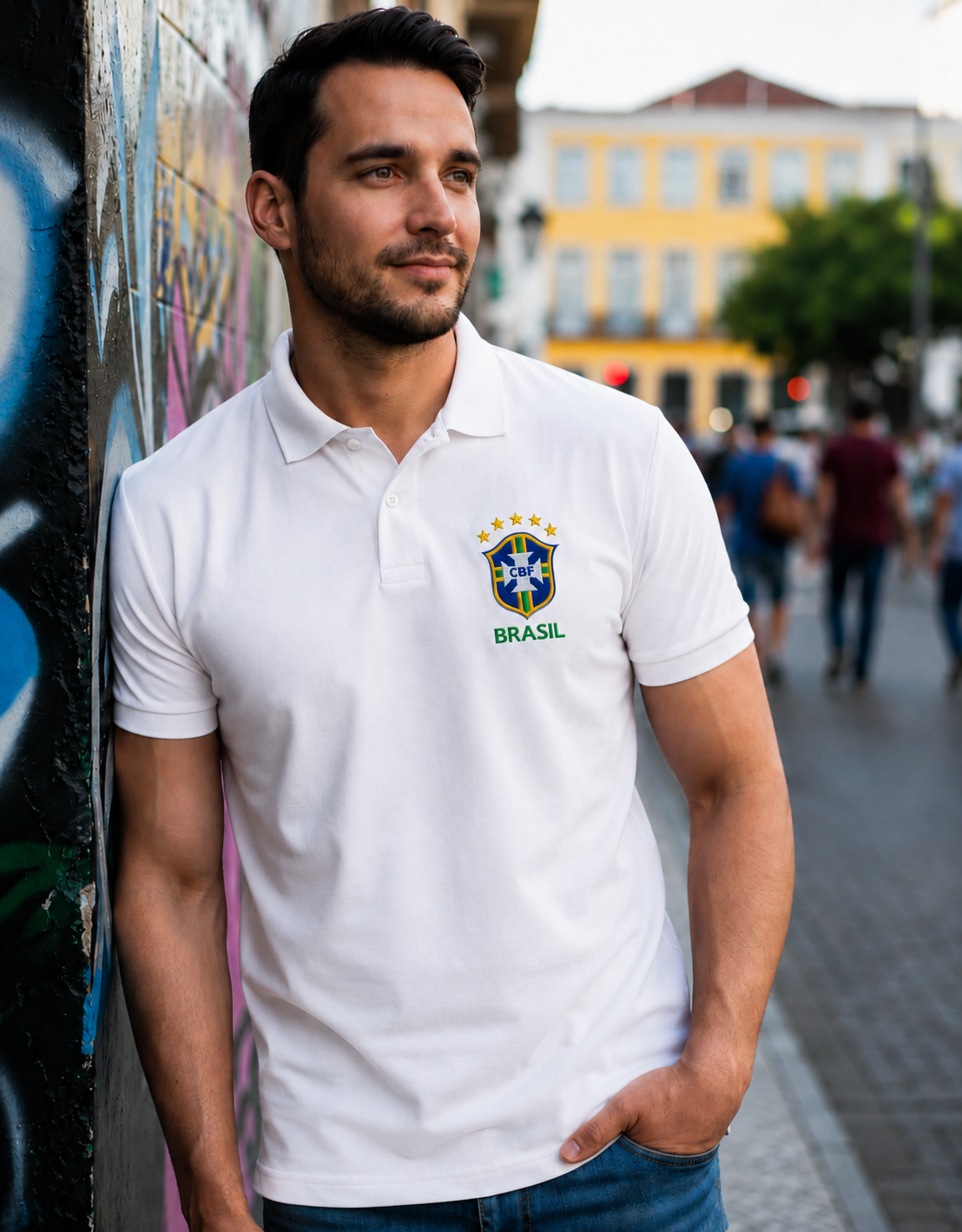 🇧🇷 CAMISA POLO SELEÇÃO - COPA DO MUNDO 2026 - 100% ALGODÃO PIQUET 🇧🇷