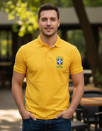 🇧🇷 CAMISA POLO SELEÇÃO - COPA DO MUNDO 2026 - 100% ALGODÃO PIQUET 🇧🇷