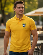 🇧🇷 CAMISA POLO SELEÇÃO - COPA DO MUNDO 2026 - 100% ALGODÃO PIQUET 🇧🇷
